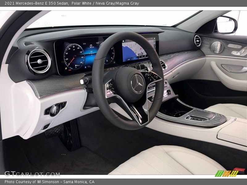 Polar White / Neva Gray/Magma Gray 2021 Mercedes-Benz E 350 Sedan