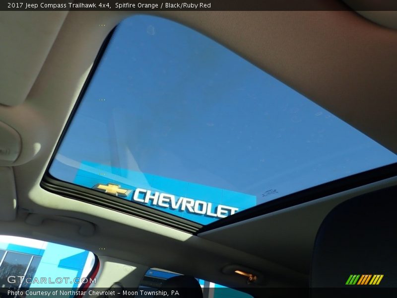 Spitfire Orange / Black/Ruby Red 2017 Jeep Compass Trailhawk 4x4