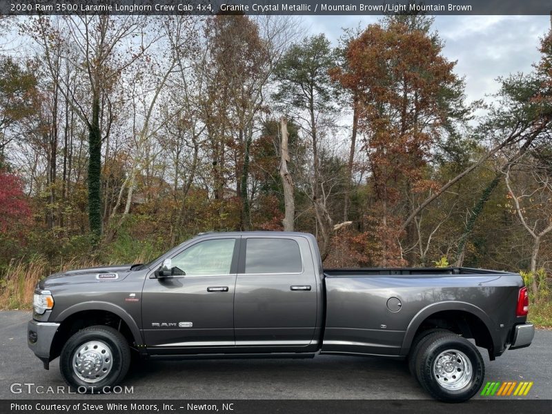  2020 3500 Laramie Longhorn Crew Cab 4x4 Granite Crystal Metallic