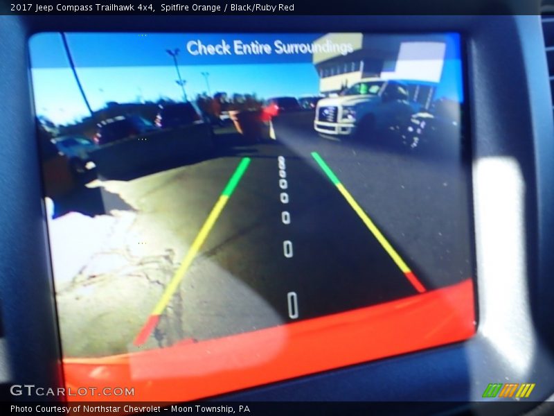 Spitfire Orange / Black/Ruby Red 2017 Jeep Compass Trailhawk 4x4