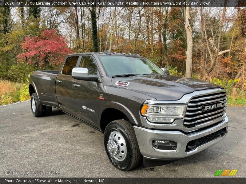 Front 3/4 View of 2020 3500 Laramie Longhorn Crew Cab 4x4