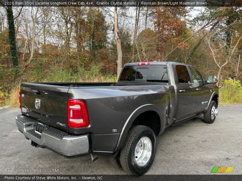 Granite Crystal Metallic / Mountain Brown/Light Mountain Brown 2020 Ram 3500 Laramie Longhorn Crew Cab 4x4