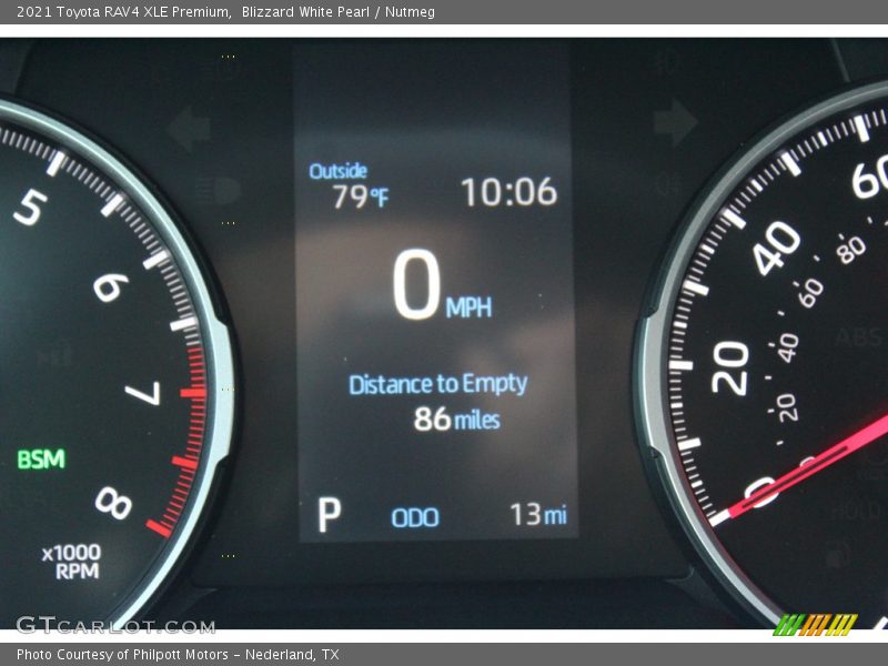 Blizzard White Pearl / Nutmeg 2021 Toyota RAV4 XLE Premium