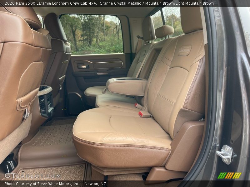 Rear Seat of 2020 3500 Laramie Longhorn Crew Cab 4x4