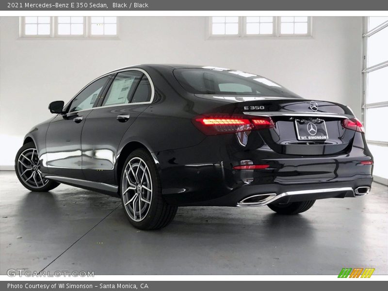 Black / Black 2021 Mercedes-Benz E 350 Sedan