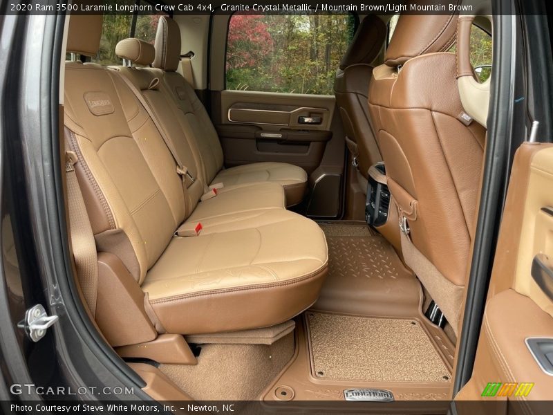 Rear Seat of 2020 3500 Laramie Longhorn Crew Cab 4x4