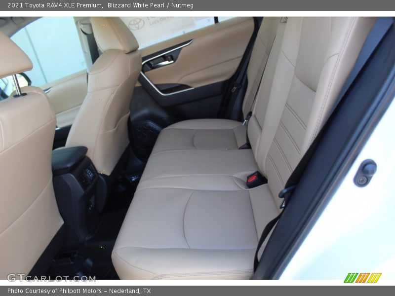 Blizzard White Pearl / Nutmeg 2021 Toyota RAV4 XLE Premium