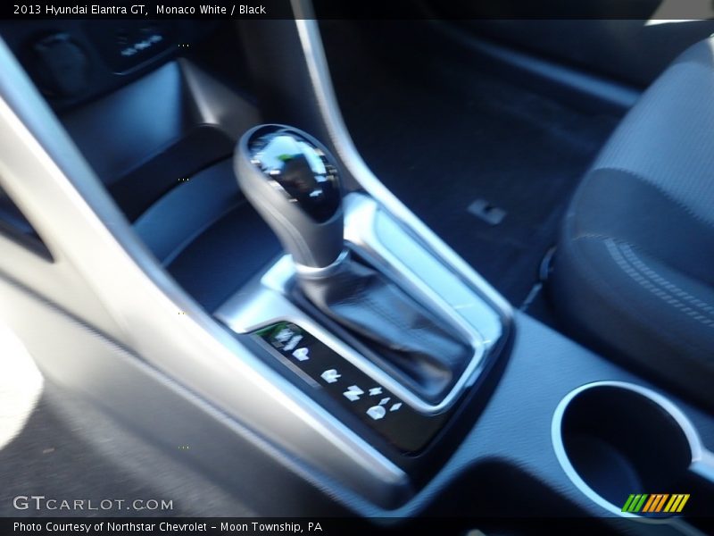 Monaco White / Black 2013 Hyundai Elantra GT