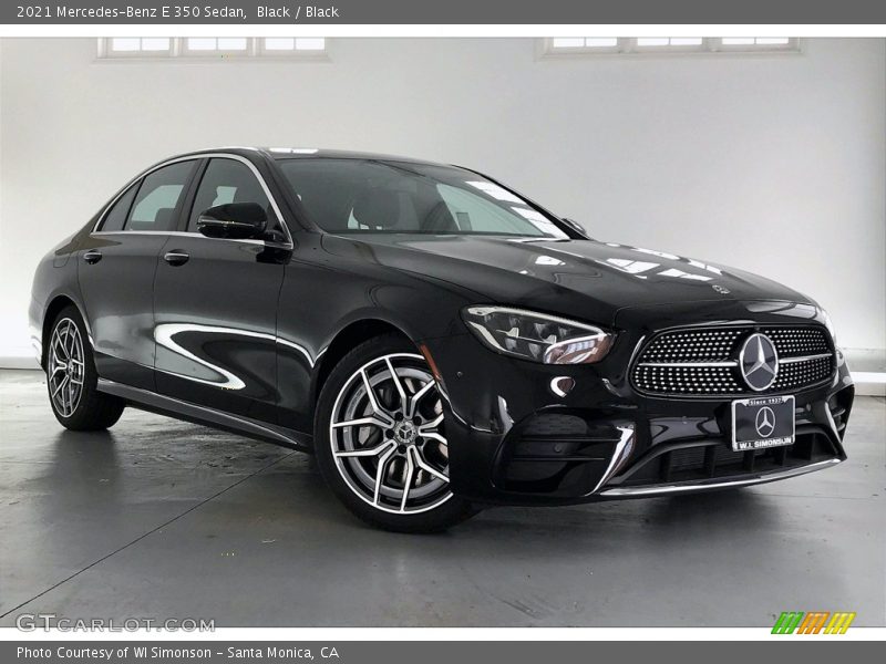 Black / Black 2021 Mercedes-Benz E 350 Sedan