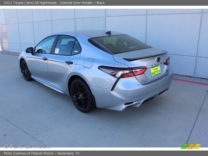 Celestial Silver Metallic / Black 2021 Toyota Camry SE Nightshade