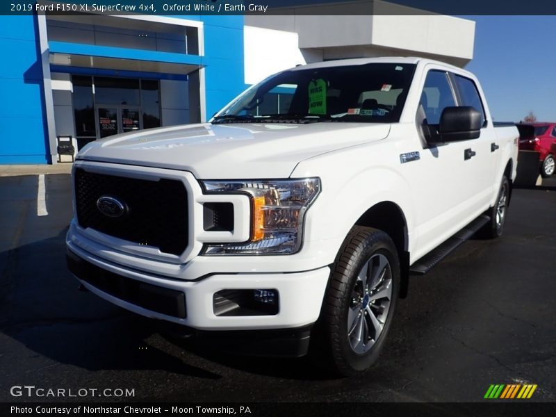 Oxford White / Earth Gray 2019 Ford F150 XL SuperCrew 4x4