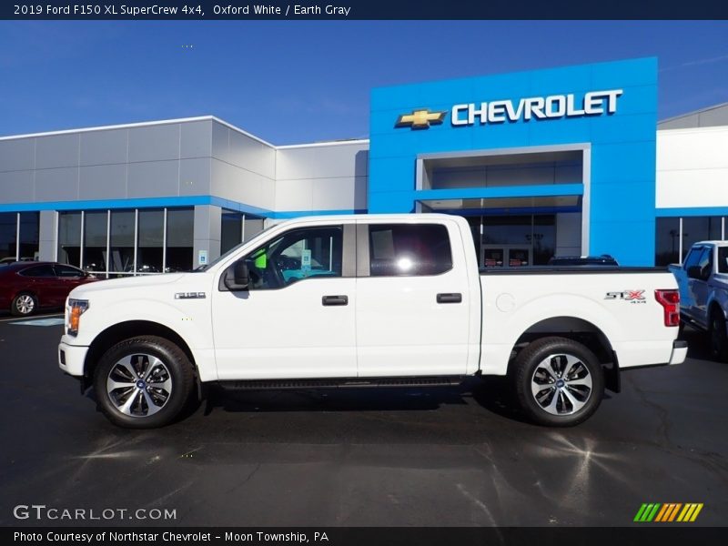 Oxford White / Earth Gray 2019 Ford F150 XL SuperCrew 4x4