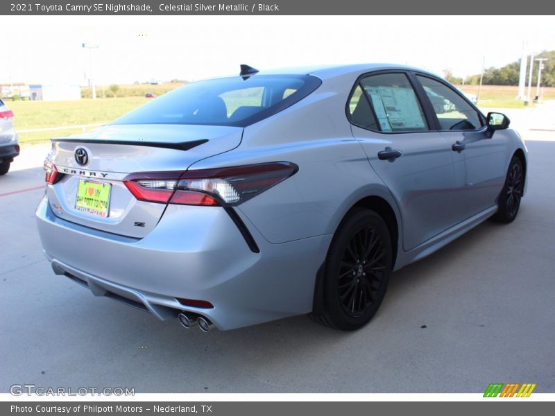 Celestial Silver Metallic / Black 2021 Toyota Camry SE Nightshade