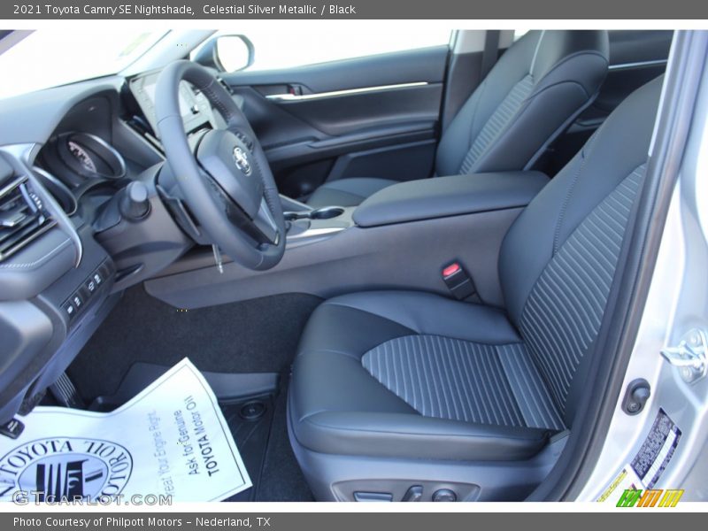 Celestial Silver Metallic / Black 2021 Toyota Camry SE Nightshade