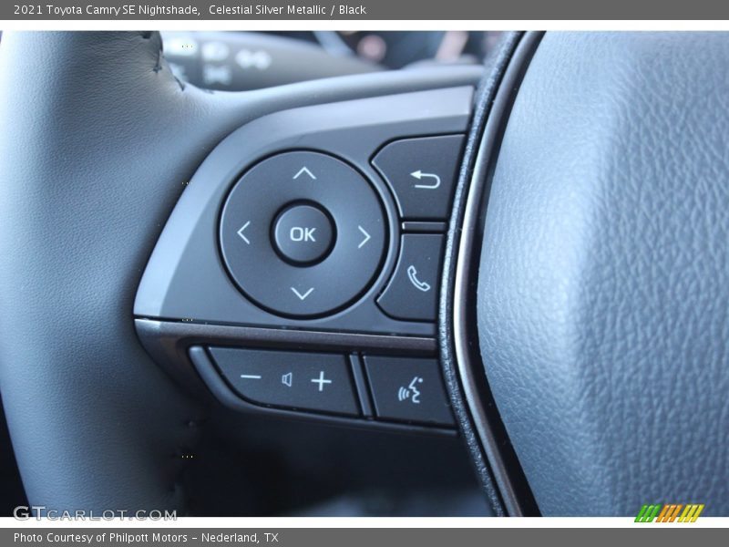 Celestial Silver Metallic / Black 2021 Toyota Camry SE Nightshade