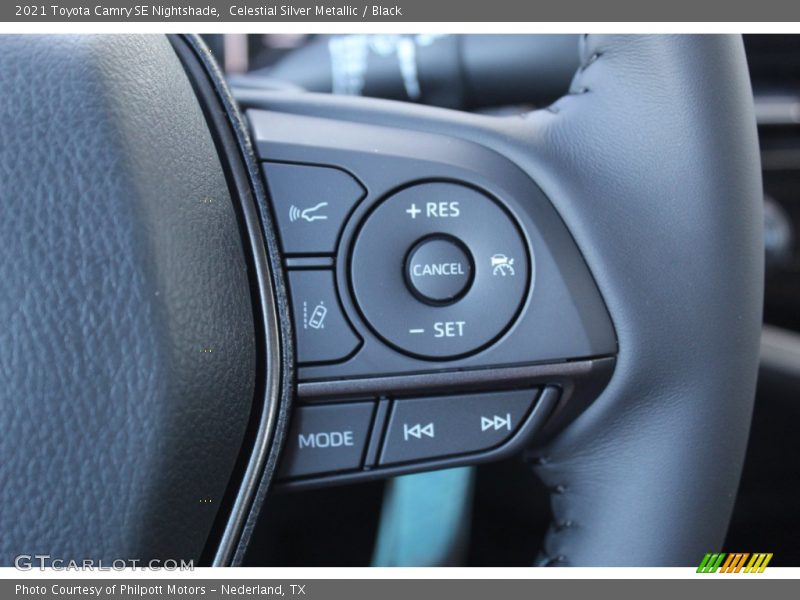 Celestial Silver Metallic / Black 2021 Toyota Camry SE Nightshade