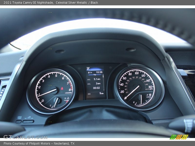 Celestial Silver Metallic / Black 2021 Toyota Camry SE Nightshade