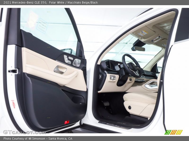 Polar White / Macchiato Beige/Black 2021 Mercedes-Benz GLE 350