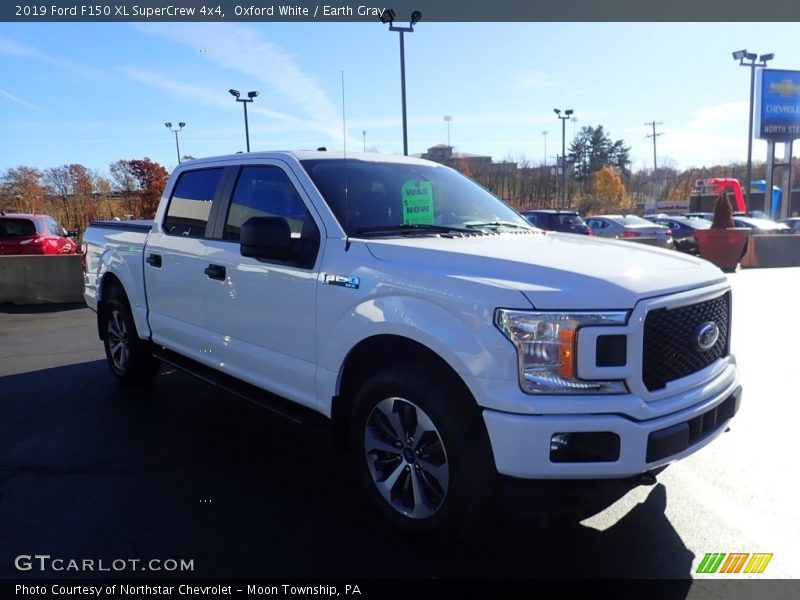 Oxford White / Earth Gray 2019 Ford F150 XL SuperCrew 4x4