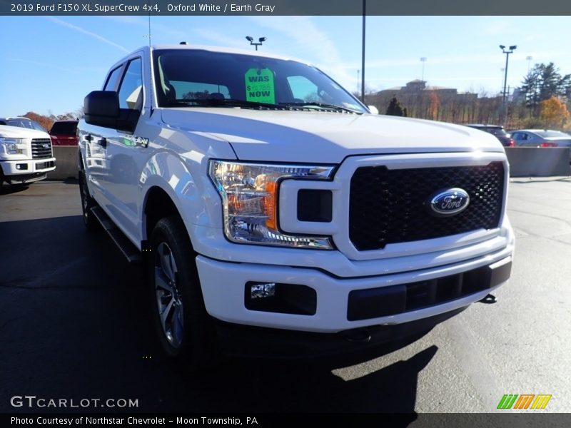 Oxford White / Earth Gray 2019 Ford F150 XL SuperCrew 4x4