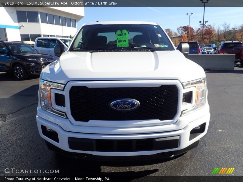 Oxford White / Earth Gray 2019 Ford F150 XL SuperCrew 4x4