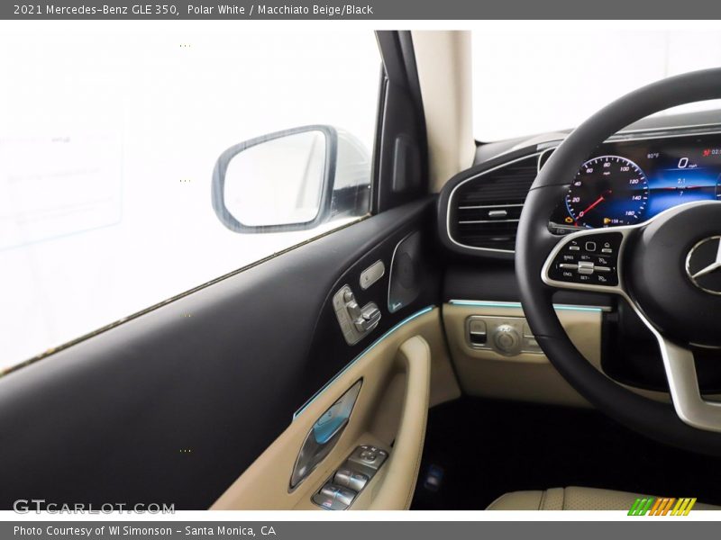 Polar White / Macchiato Beige/Black 2021 Mercedes-Benz GLE 350