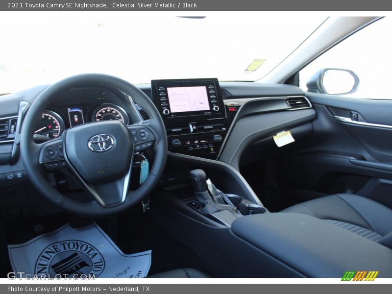 Celestial Silver Metallic / Black 2021 Toyota Camry SE Nightshade