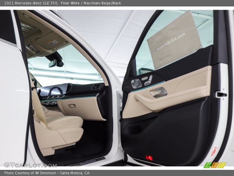 Polar White / Macchiato Beige/Black 2021 Mercedes-Benz GLE 350