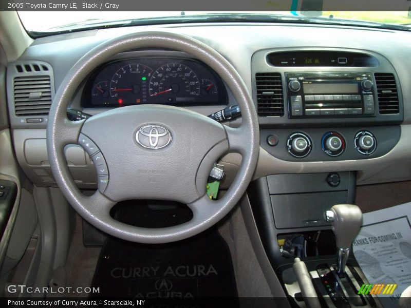 Black / Gray 2005 Toyota Camry LE