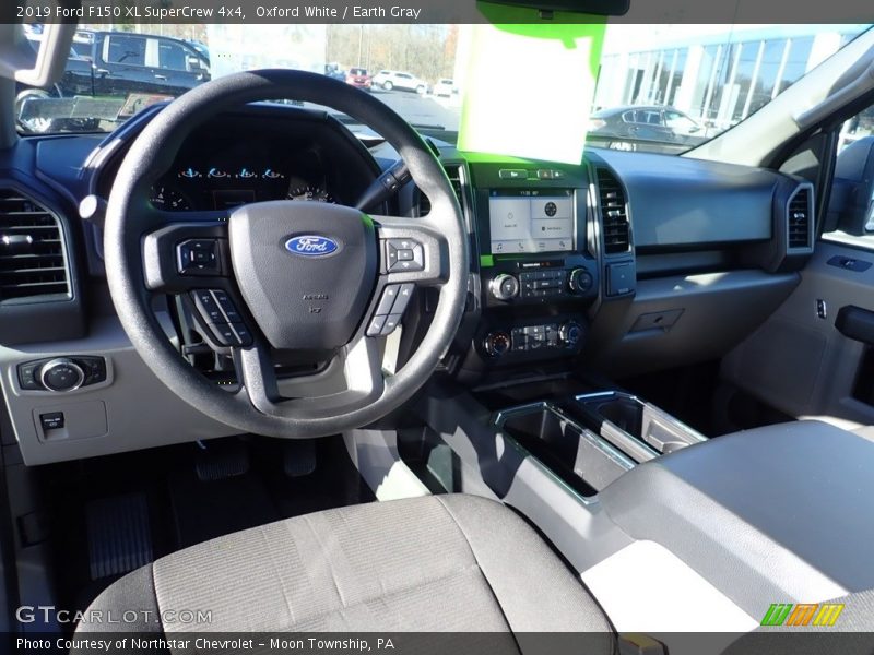 Oxford White / Earth Gray 2019 Ford F150 XL SuperCrew 4x4