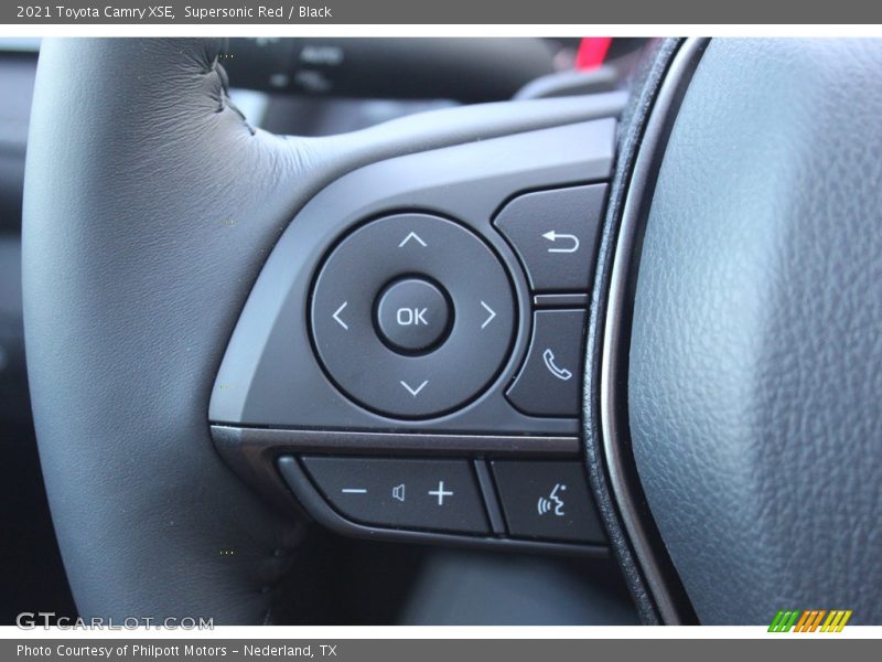 Supersonic Red / Black 2021 Toyota Camry XSE