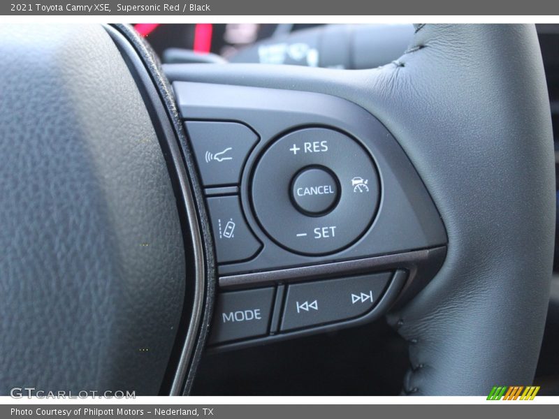 Supersonic Red / Black 2021 Toyota Camry XSE