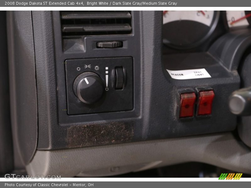 Bright White / Dark Slate Gray/Medium Slate Gray 2008 Dodge Dakota ST Extended Cab 4x4