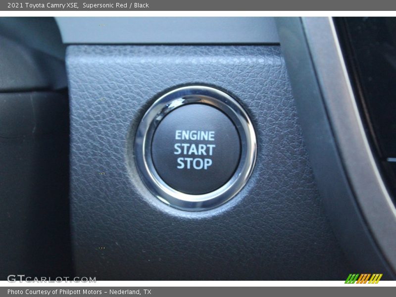 Supersonic Red / Black 2021 Toyota Camry XSE