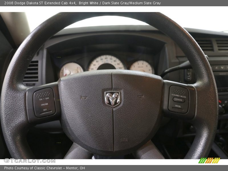  2008 Dakota ST Extended Cab 4x4 Steering Wheel