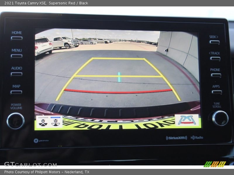 Supersonic Red / Black 2021 Toyota Camry XSE