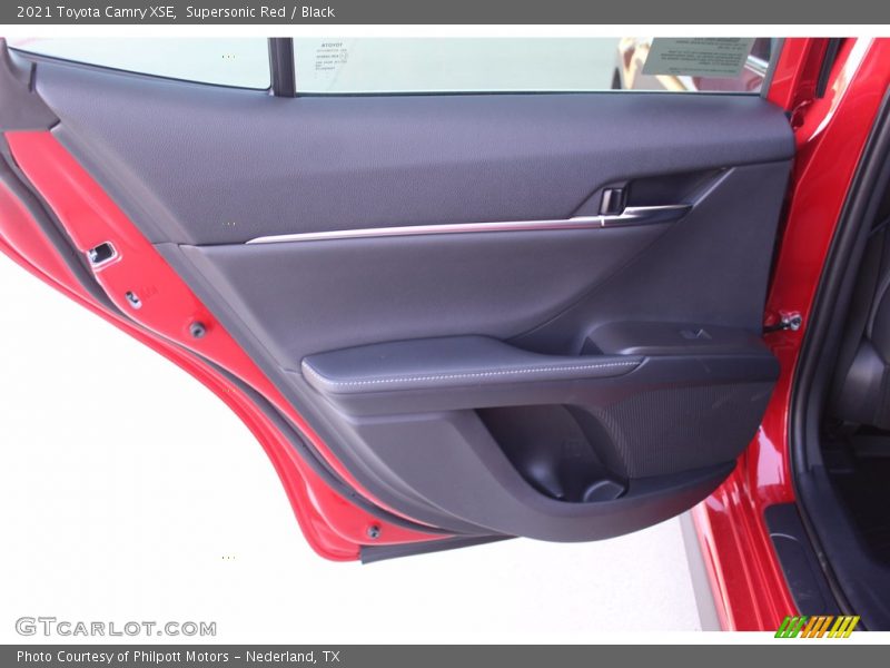 Supersonic Red / Black 2021 Toyota Camry XSE