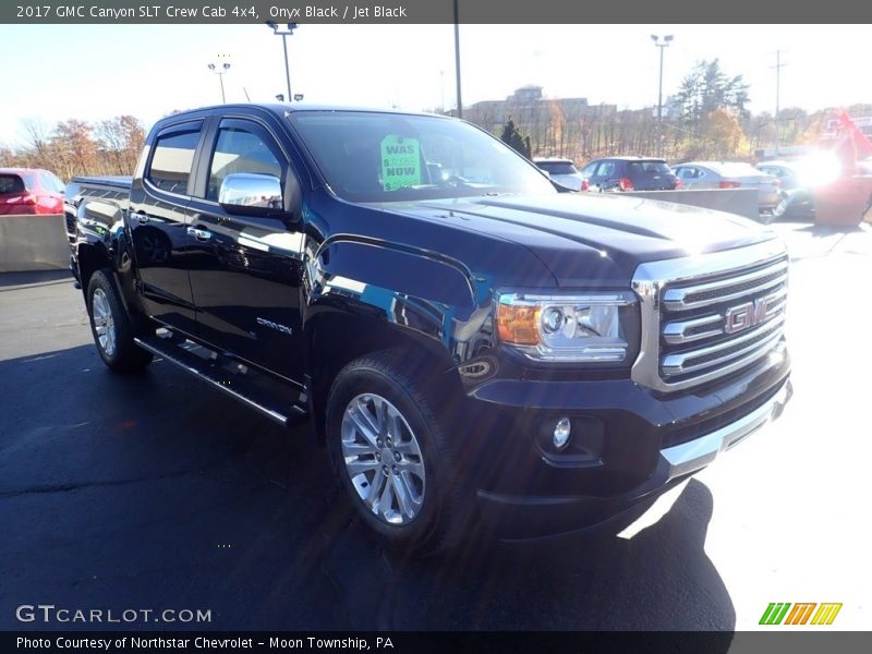 Onyx Black / Jet Black 2017 GMC Canyon SLT Crew Cab 4x4