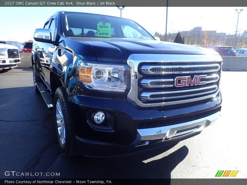 Onyx Black / Jet Black 2017 GMC Canyon SLT Crew Cab 4x4