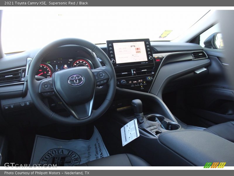 Supersonic Red / Black 2021 Toyota Camry XSE