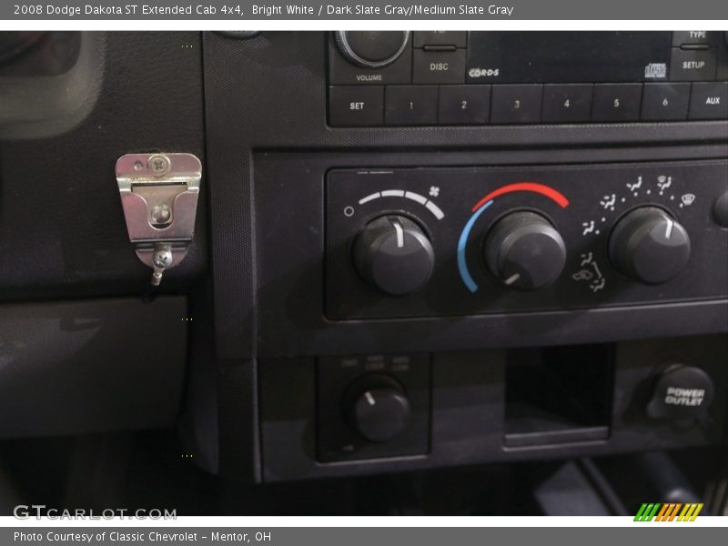 Bright White / Dark Slate Gray/Medium Slate Gray 2008 Dodge Dakota ST Extended Cab 4x4