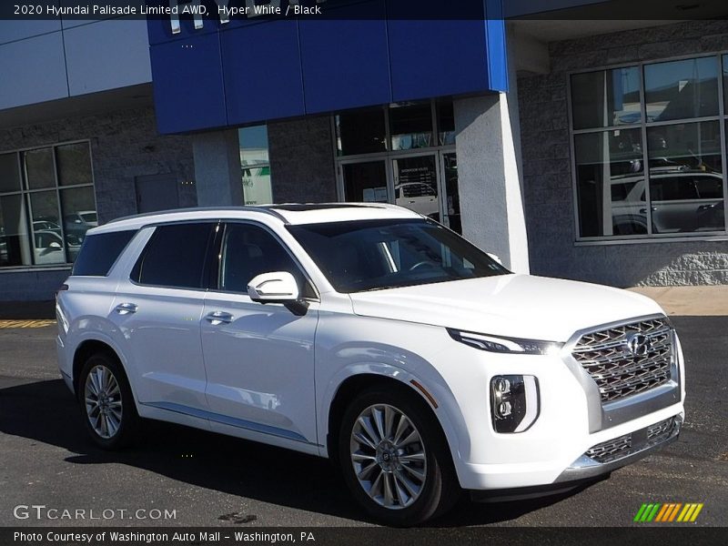 Hyper White / Black 2020 Hyundai Palisade Limited AWD
