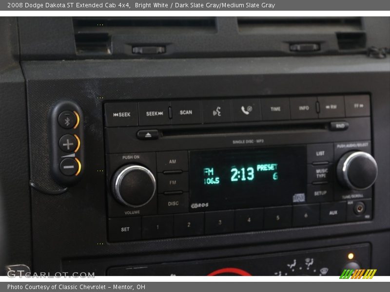 Audio System of 2008 Dakota ST Extended Cab 4x4