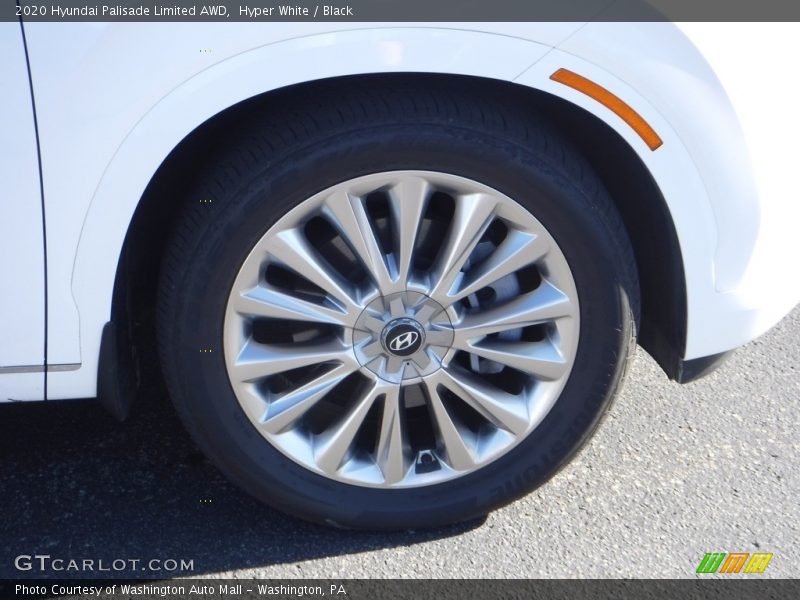 Hyper White / Black 2020 Hyundai Palisade Limited AWD