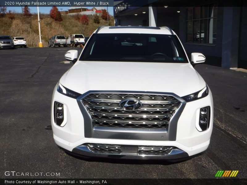 Hyper White / Black 2020 Hyundai Palisade Limited AWD