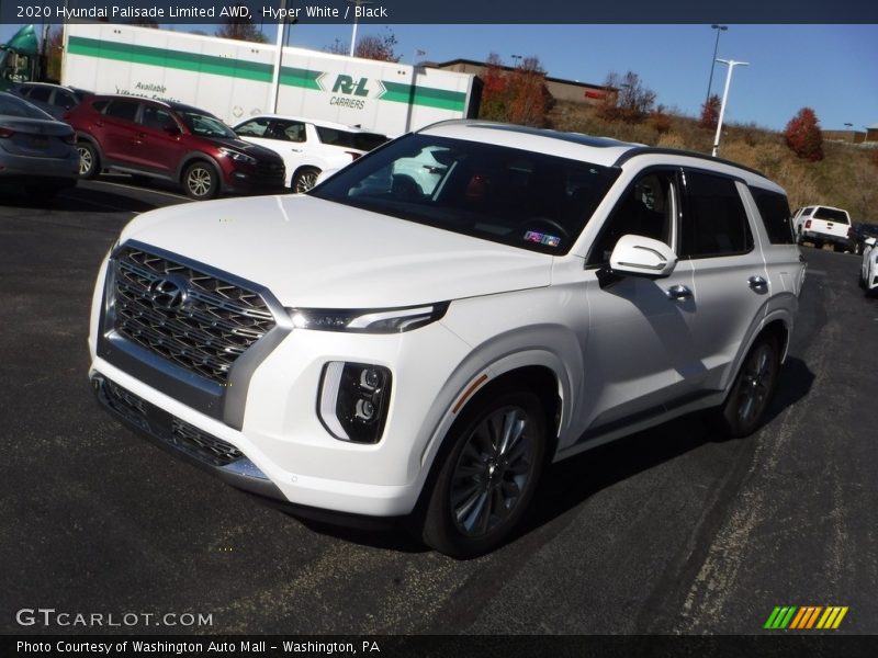 Hyper White / Black 2020 Hyundai Palisade Limited AWD