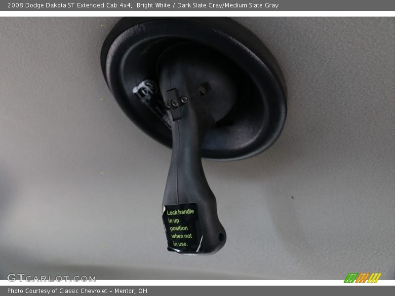 Bright White / Dark Slate Gray/Medium Slate Gray 2008 Dodge Dakota ST Extended Cab 4x4
