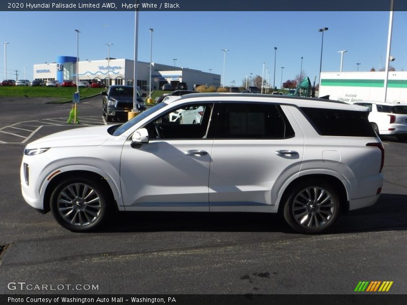 Hyper White / Black 2020 Hyundai Palisade Limited AWD
