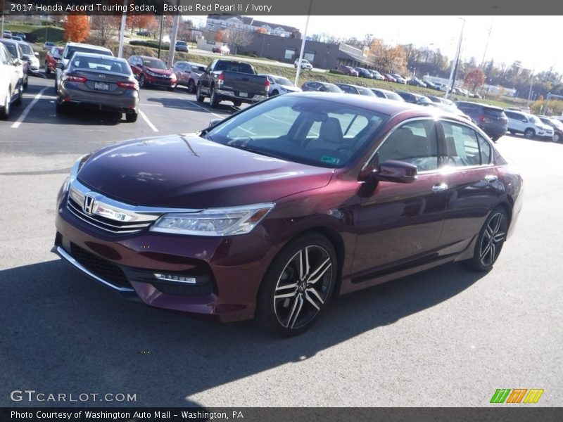 Basque Red Pearl II / Ivory 2017 Honda Accord Touring Sedan