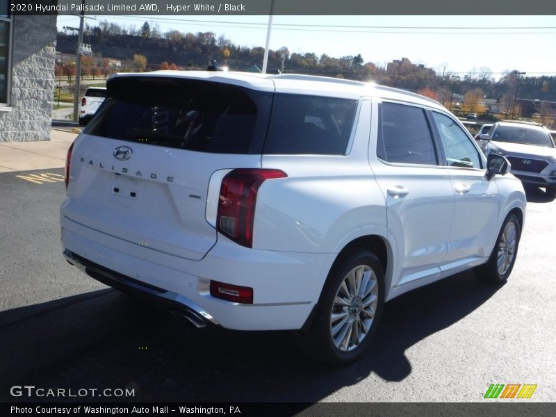 Hyper White / Black 2020 Hyundai Palisade Limited AWD